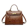 Comercio Exterior 2026 Nuevo Bolso de Mujer Patrón de Cocodrilo Hombro Único Cruzado Bolso de Mano Casual Moda Clásico Bolso de Mujer Dropshipping