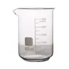 Béquer 25ml 50ml 100ml 250ml 500ml Béquer de Vidro de Alto Borossilicato com Escala Béquer de Vidro