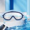 Gafas de Natación para Niños, Antivaho, Gafas de Natación de Alta Definición, Alta Definición, Gafas de Natación para Adultos Amigables con los Ojos, Tapones para los Oídos con Clip Nasal de Silicona, Gafas de Natación de Montura Grande