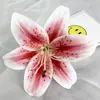 Transfronteiriço Nova Simulação Cabeças de Flor de Lírio Fileira de Flores Corredor Guia Decoração Floral Arranjo de Parede Floral Design Floral DIY Flores Artificiais