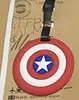 Capitán América Thor Spider-Man Iron Man ironman colgante para equipaje pase de abordar PVC pegamento flexible etiqueta de equipaje