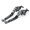 Aplicable a Honda NWG150 NWT150, esta es una palanca de freno y embrague plegable ajustable de seis velocidades, manija de freno de mano CNC