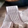 Cinta de Corea del Sur de doble raya, hilo de nieve para accesorios para el cabello, material de embalaje para manualidades, ropa, seda brillante, costura hueca, cinta