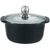 Panela elétrica sem fumaça uma panela revestimento de melamina panela conjunto anti-queimaduras 16cm pequena panela de ferro anel de aço assadeira outlet de fábrica