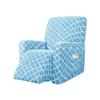 Amazon Elastic capa reclinável all-inclusive full cover single seat cadeira de balanço capa protetora impressão simples cadeira de massagem capa de sofá