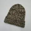 Chapéu de Tricô Liso Original Feminino com Lantejoulas, Simples e Personalizado, Chapéu Quente para Outono e Inverno ao Ar Livre