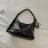 Bolso tote retro de gran capacidad de color sólido para el día a día, nueva colección otoño 2026, bolso de hombro/bolso cruzado elegante y único