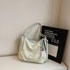 Bolso Tote Simple de Gran Capacidad para Mujer 2025 Verano Estilo Coreano Moda Casual Retro Bolso de Hombro Mochila