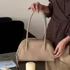 Bolso tipo bowling casual para mujer, nuevo modelo 2026 Boston bag, bolso de hombro para mujer, bolso grande de caparazón de cuero genuino vintage