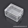 Caja de recolección de muestras totalmente transparente, resistente a caídas, rectangular, con etiqueta mineral, 48 x 36 x 28, caja de plástico para PC abatible