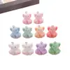 Pingente de Elefante Bebê 3D de Veludo Fofo Elefante Macio Veludo Brincos DIY Colar Pulseira Acessórios de Joias