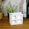 Fabricante de Artesanías de Bambú y Madera de Dongguan Marco Plano de Madera Maciza Pintado en Spray Personalizado Madera Maciza Pintada Vieja con Marco de Madera
