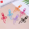Nuevo Colgante de Hebilla de Puerta con Lazo Hueco Accesorios de Material DIY Llavero Hebilla de Puerta Hebilla Decorativa Mochila Colgante Pequeño