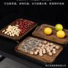 Nova Bandeja de Frutas Secas Estilo Chinês Estilo Antigo com Tampa para Chá da Tarde em Casa Armazenamento com Compartimentos Multicamadas Caixa de Frutas Secas Bandeja de Armazenamento de Lanches