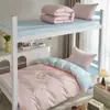 Nuevo Juego de Ropa de Cama de Algodón Puro para Dormitorios Universitarios, Juego de Tres Piezas 100% Algodón para Dormitorios de Preparatoria, Juego de Sábana y Colcha Individual