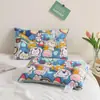 Funda de Cojín de Relleno para Niños, 100% Algodón, Diseño de Dibujos Animados, Cojín Individual, Venta al por Mayor de Fabricante, Algodón Puro, Extraíble y Lavable, Dormir de Lado