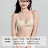 Sutiã de Renda Francesa com Bojo Triângulo para Mulheres Fino Push-up Seios Pequenos Lingerie Sexy Liquidação Fora de Época