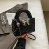 Bolso de Mano Pequeño de Alta Gama para Mujer Primavera y Verano 2024 Nueva Moda Acolchado Cadena Bolso Bandolera Trabajo Bolso Pequeño