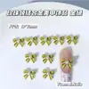 Gatinho com Cauda Enrolada e Diamantes Brilhantes Acessórios de Liga para Nail Art Estilo Ins Laço de Fita Laço de Pérola Decorações para Unhas