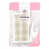 Meizi 48 Pegatinas Invisibles Doble Párpado Color Piel, Forma de Oliva, Base Blanca, Sin Costuras, Larga Duración, Autoadhesivas, Pegatinas de Belleza para Mujeres