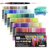 Marcadores de Acuarela 12/132 Colores Lavables Arte Manga Dibujo Transfronterizo En Stock Dropshipping