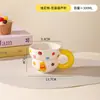 Oso Fresa Oficial Taza de Cerámica Nueva para Niñas, Taza para Beber de Oficina, Tazas a Juego para Pareja, Regalo de Cumpleaños