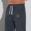 Entrega RápidaPantalones de Pana para Hombre para Otoño, Pantalones Casuales con Retazos, Corte Holgado, Versátiles, Modernos, Tobillos con Puño