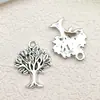 30 Estilos Mistos de Pingentes de Prata do Tibete, Pulseiras, Colares, Charms de Avião de Ferro Prateado Antigo em Liga, Acessórios de Joias Feitos à Mão para DIY