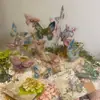 Estilo Mismo de Xiaohongshu Libro Pop-Up de Mariposa Colorida Dorada Kit Completo de Materiales Regalo Hecho a Mano DIY para Mejor Amiga o Novia