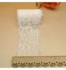 Tecido de renda elástica para vestuário, gola e barra de saia de peça DIY feita à mão, acabamento de renda preto e branco, acessórios cuidadosamente selecionados