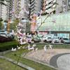 [Flores de simulación para bodas] fabricantes decoración de bodas rosa flores artificiales recomendadas Hortensia de carretera rosa rosa peonía al por mayor