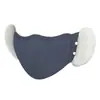Máscara facial quente para homens e mulheres, adequada para outono e inverno, à prova de vento e resistente ao frio, design estiloso, máscara facial para ciclismo, peluda e respirável, com proteção para orelhas e rosto