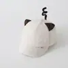 Gorros Cálidos para Bebé al por Mayor de Otoño e Invierno, Orejas de Gato Lindas, Gorras de Béisbol para Niñas, Sombreros de Cachemira para Niños para Exteriores