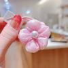 Nuevo Anillo para el Cabello de Sirena Colorido para Niños 2022 Estilo Coreano Femenino Lindo Flor Goma Elástica Cuerda para el Cabello Accesorios para el Cabello de Princesa