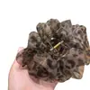 Pinza para el Cabello de Gasa Burbuja con Estampado de Leopardo Vintage para Mujer, Pinza de Tiburón para Cabello Semi-Recogido para Cabello Fino, Nuevo Pasador de Pelo 2025