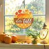 Letrero de Calabaza de Madera de Otoño Transfronterizo Letrero de Puerta Decoración Artesanía de Madera Adorno Colgante de Otoño Decoración de Pared S