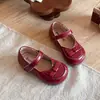 Zapatos de Cuero para Niñas 2026 Primavera y Otoño Nuevos Estilo Coreano Zapatos de Princesa para Niños Suela Suave Zapatos Planos para Bebé Niña con Lazo