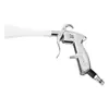 Pistola Soplador de Polvo Herramienta Neumática para Belleza de Autos Doble Cabezal Reemplazable Pistola Neumática de Soplado y Succión con Cabezal de Cepillo Pistola de Limpieza Tornado