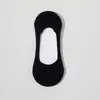 Calcetines de Verano Invisibles Antideslizantes para Mujer, Calcetines Deportivos de Color Sólido Absorbentes de Sudor, Calcetines Cortos con Lazo de Seda Integrado