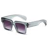 2023 nuevas gafas de sol cuadradas de moda transfronteriza para mujer, gafas de sol simples de alta calidad con montura grande, gafas para hombre al por mayor