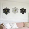 Novo Design Estilo Boêmio Metal Flor Tridimensional Pendurado na Parede para Decoração de Parede da Sala de Estar com Etiquetagem Grátis