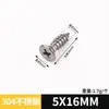 Tornillos Autorroscantes Avellanados de Acero Inoxidable M4/M5/Tornillos Autorroscantes de Acero Laminado en Frío Escuadras de Esquina de Acero Inoxidable para Muebles