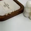 Pendientes de Flor de Zirconia de Alta Gama y Elegantes, Juego de Cuatro Piezas, Pendientes Pequeños y Exquisitos, Nuevos, de Alta Gama y Versátiles