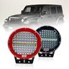 Explosiones transfronterizas 9 pulgadas 138 luces 408W redondas luces de reparación de automóviles LED vehículo todoterreno camión luces de trabajo