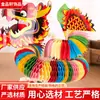 Grande Sinal de Dragão Colorido Adereço de Adivinhação, Artesanato de Dragão Oriental Brinquedo Feito à Mão