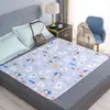 Almohadilla de orina impermeable y lavable para ancianos, almohadilla de enfermería para cama tamaño queen, colchón para la regla, almohadilla menstrual, almohadilla de orina con línea de presión ultrasónica