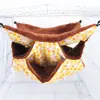 Ardilla Miel Canguro Hámster Hamaca Laberinto Cálido de Tres Capas Hamaca Cálida para Mascotas Pequeñas