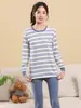 Conjunto de ropa interior térmica de algodón puro para niñas de otoño, conjunto de ropa interior cálida para adolescentes, pijamas para niños, camisetas y pantalones térmicos para niños