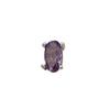Combinación arete de cartílago apilado Diamante Púrpura Oval circón verde cuatro Awn aretes de estrella femenino diamante rosa encantador aretes de tornillo