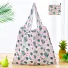 Bolsa de compras plegable de gran capacidad, bolso de mano portátil para supermercado, impresión de logotipo, bolsa de almacenamiento 190T, directo de fábrica